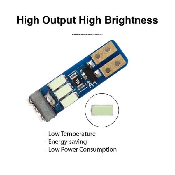 9LED T5/W3W Motorcycle Meter Bulb