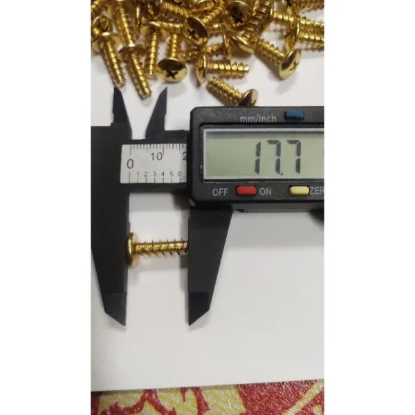 Motorcycle Coverset Screw M5 Gold