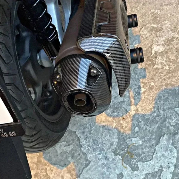 HONDA PCX160/CLICK160 Carbon Exhaust Cover
