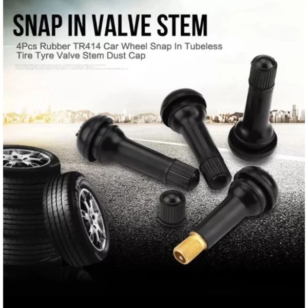 1PCS Rubber Tubeless Valve TR414