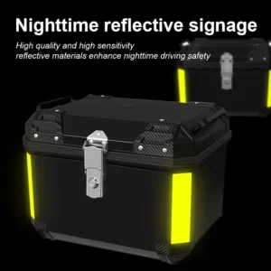 45L Motorcycle Waterproof Top Box L42cm W37cm H32cm