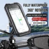 Waterproof Swivel Motorcycle Phone Holder