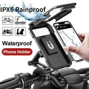Waterproof Swivel Motorcycle Phone Holder