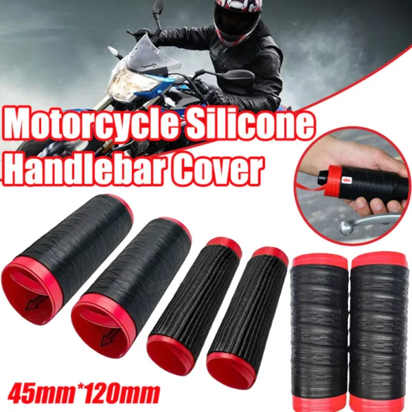 Universal Motorcycle Silicone Handlebar Cover
