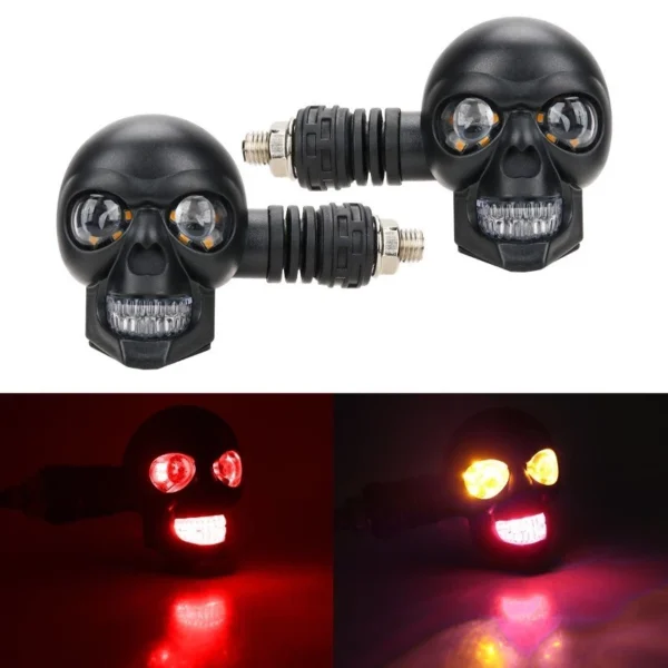Skull Sequential LED Turn Signal